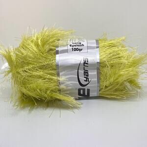 ICE Yarns Long Eyelash Yarn, Light Green (Chartreuse)